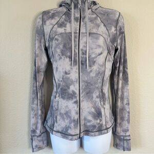 Lululemon Hooded Define Jacket Nulu Diamond Dye Size 6 EUC